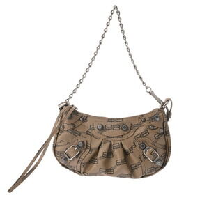 BALENCIAGA Le Cagoule Brown Handbag